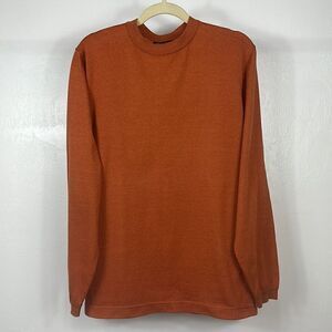 St. Croix Fashion Fit Mock Neck Long Sleeve Pullover Sweater Size M